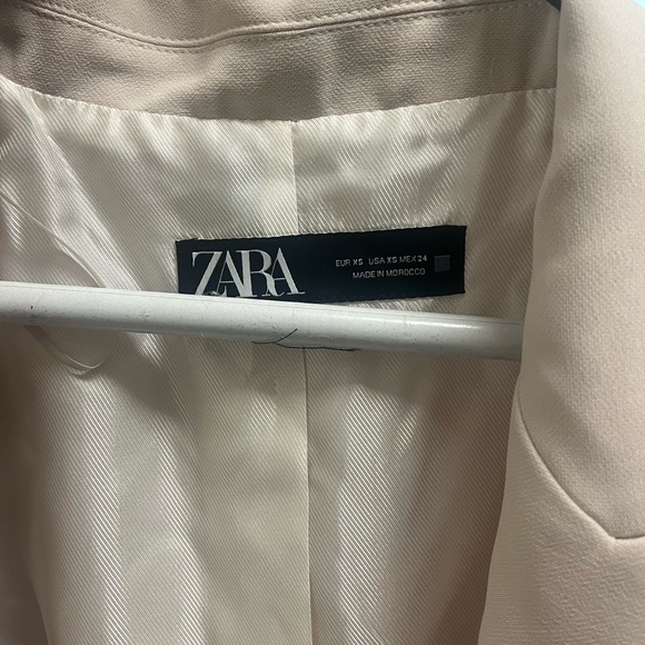 Zara XS blazer in Sand NWT - Picture 5 of 6